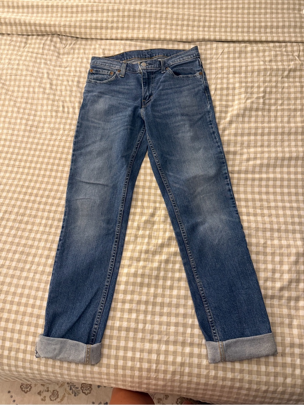 Levi’s blue straight jeans